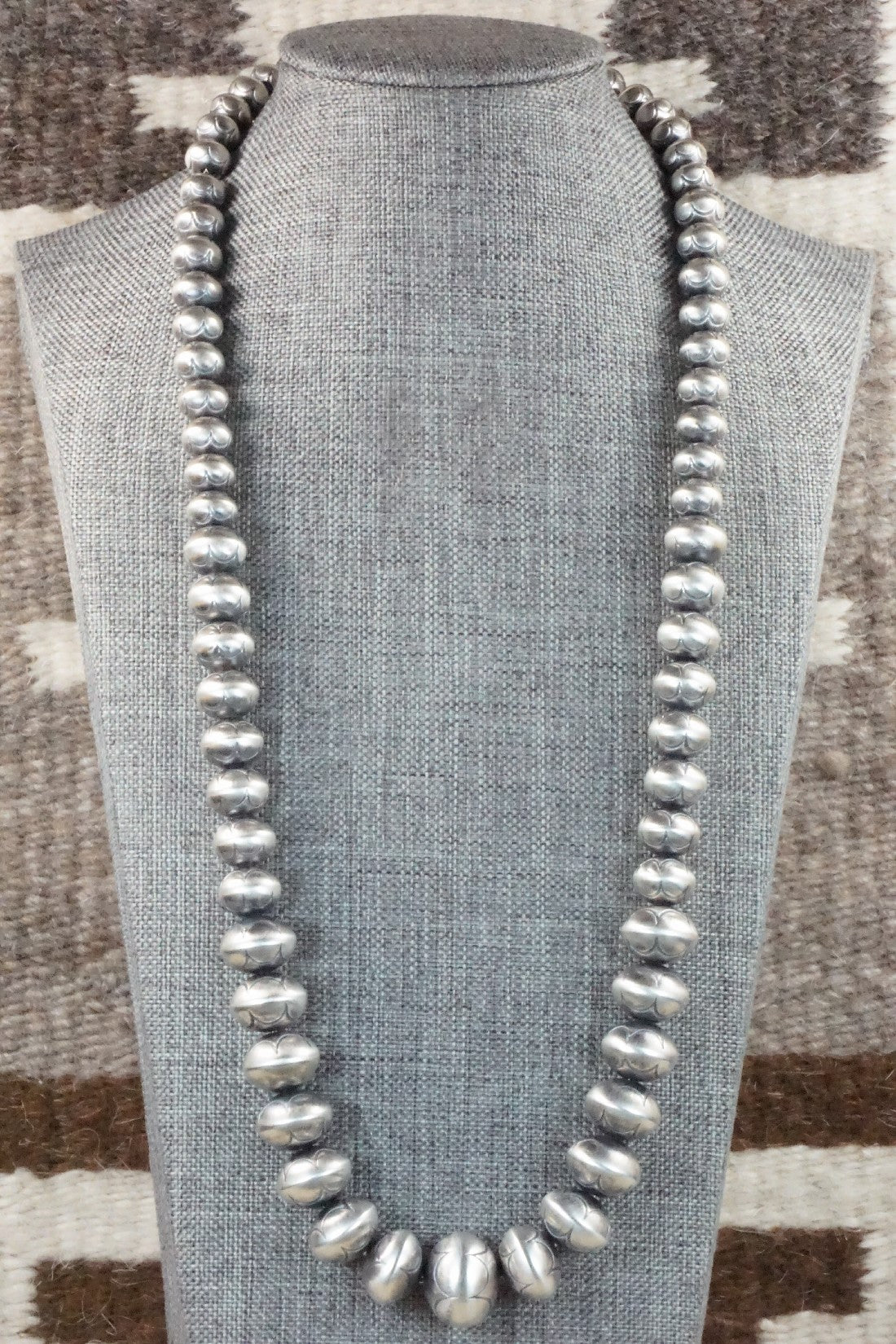 Sterling Silver Navajo Pearl Necklace - Jan Mariano