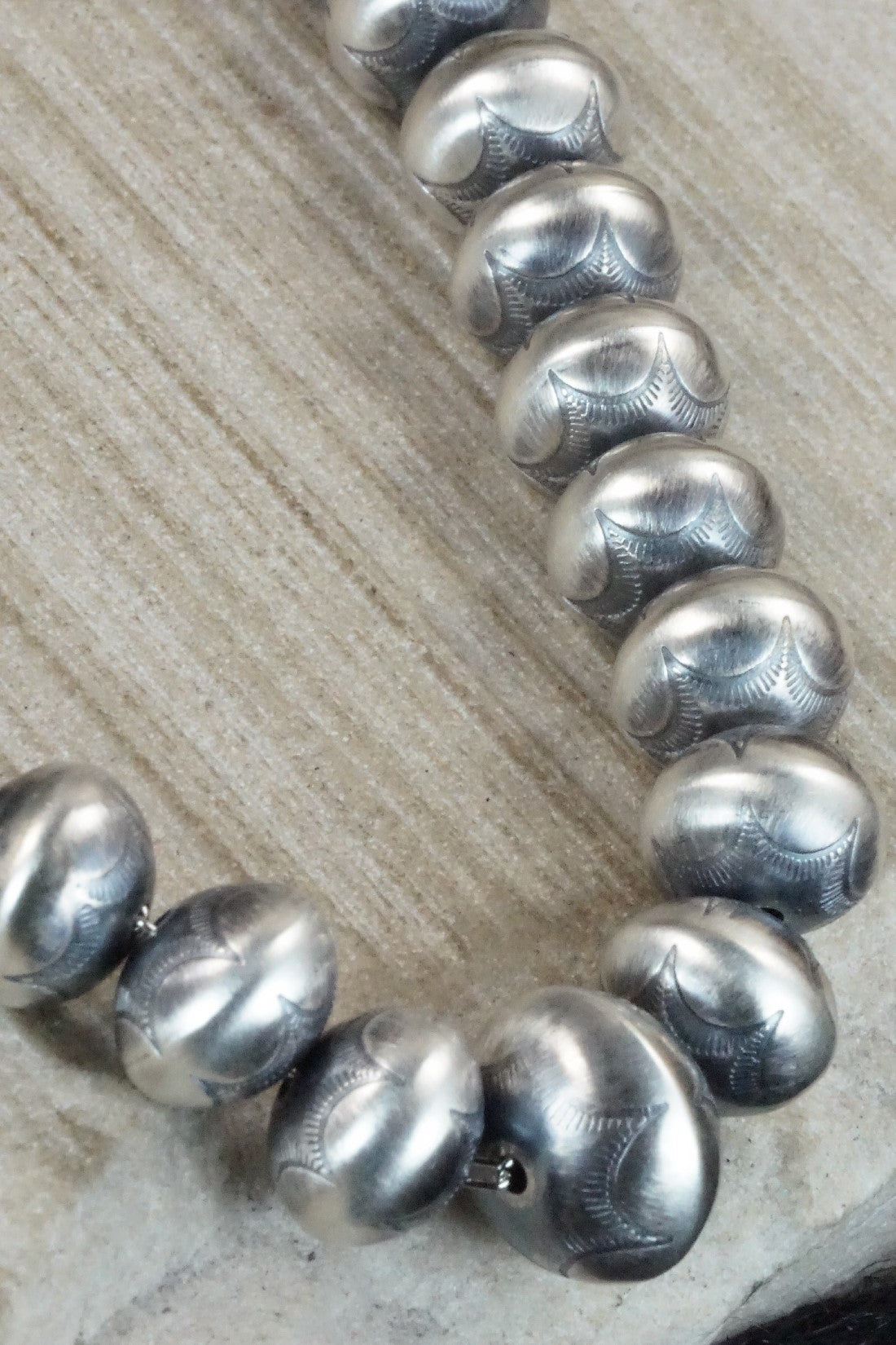 Sterling Silver Navajo Pearl Necklace - Jan Mariano
