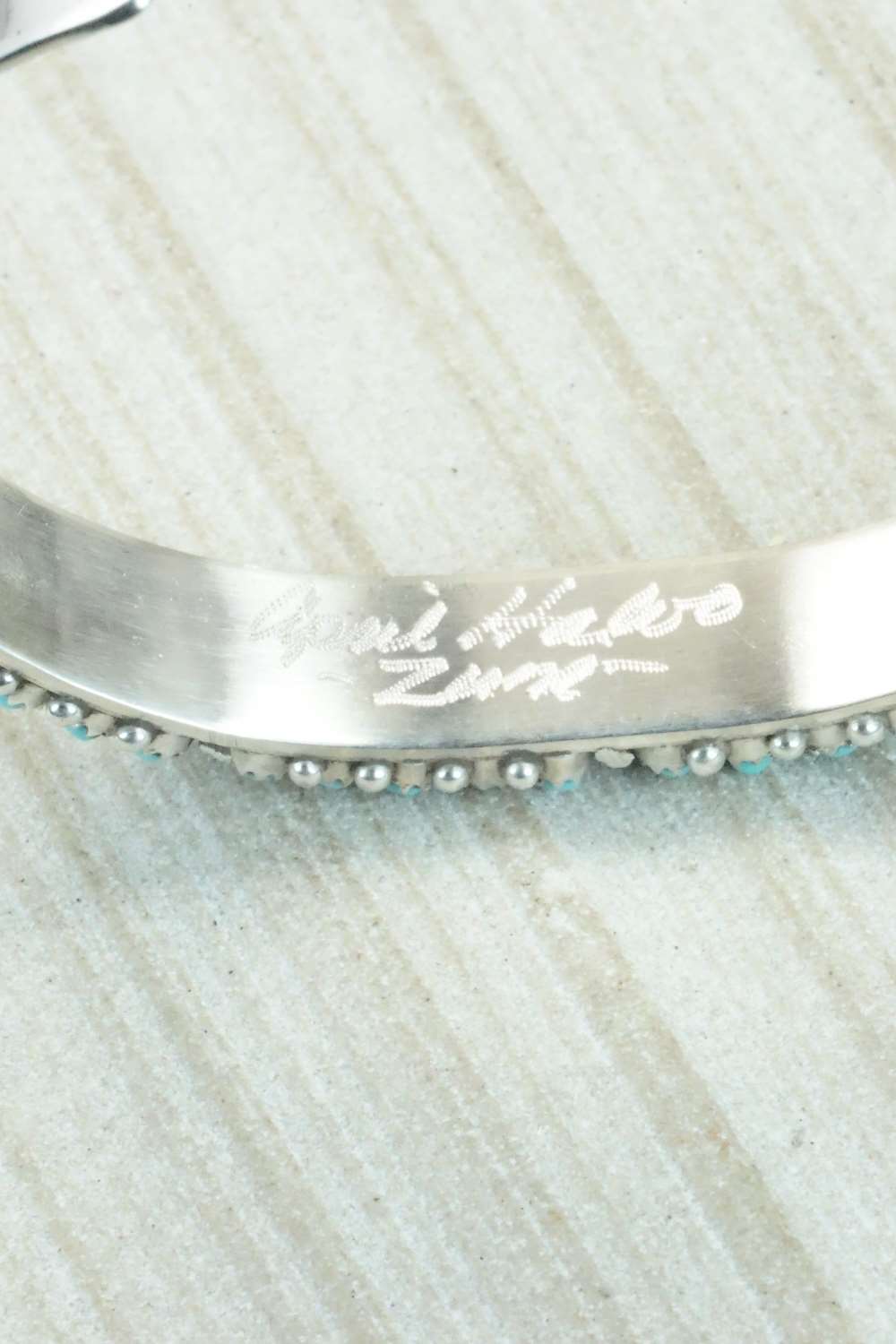 Turquoise & Sterling Silver Bracelet - April Haloo