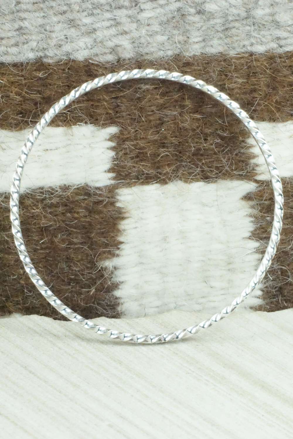 Sterling Silver Bangle - Elaine Tahe