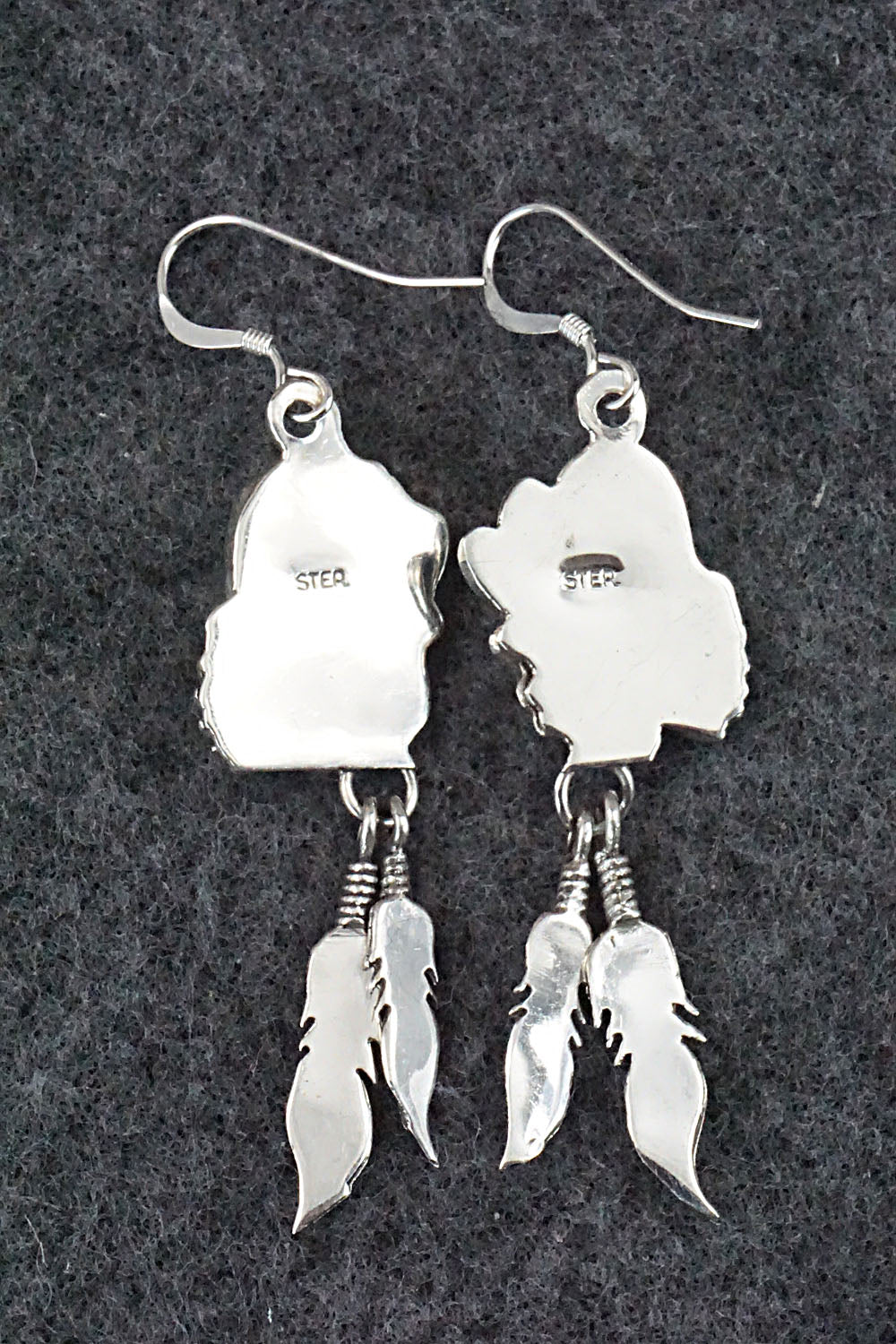 Turquoise & Sterling Silver Earrings - Rita Largo