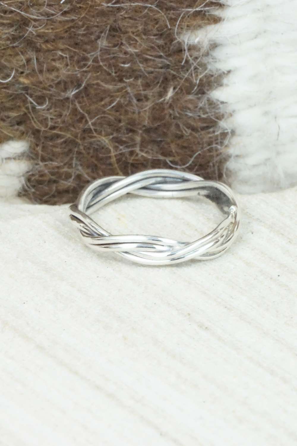 Sterling Silver Ring - Elaine Tahe - Size 7