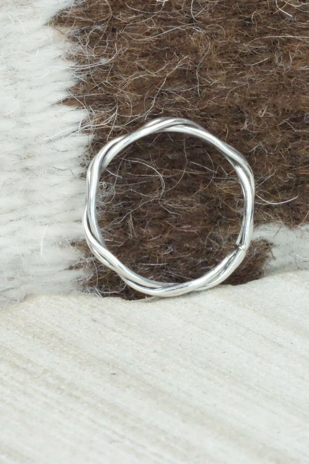 Sterling Silver Ring - Elaine Tahe - Size 8