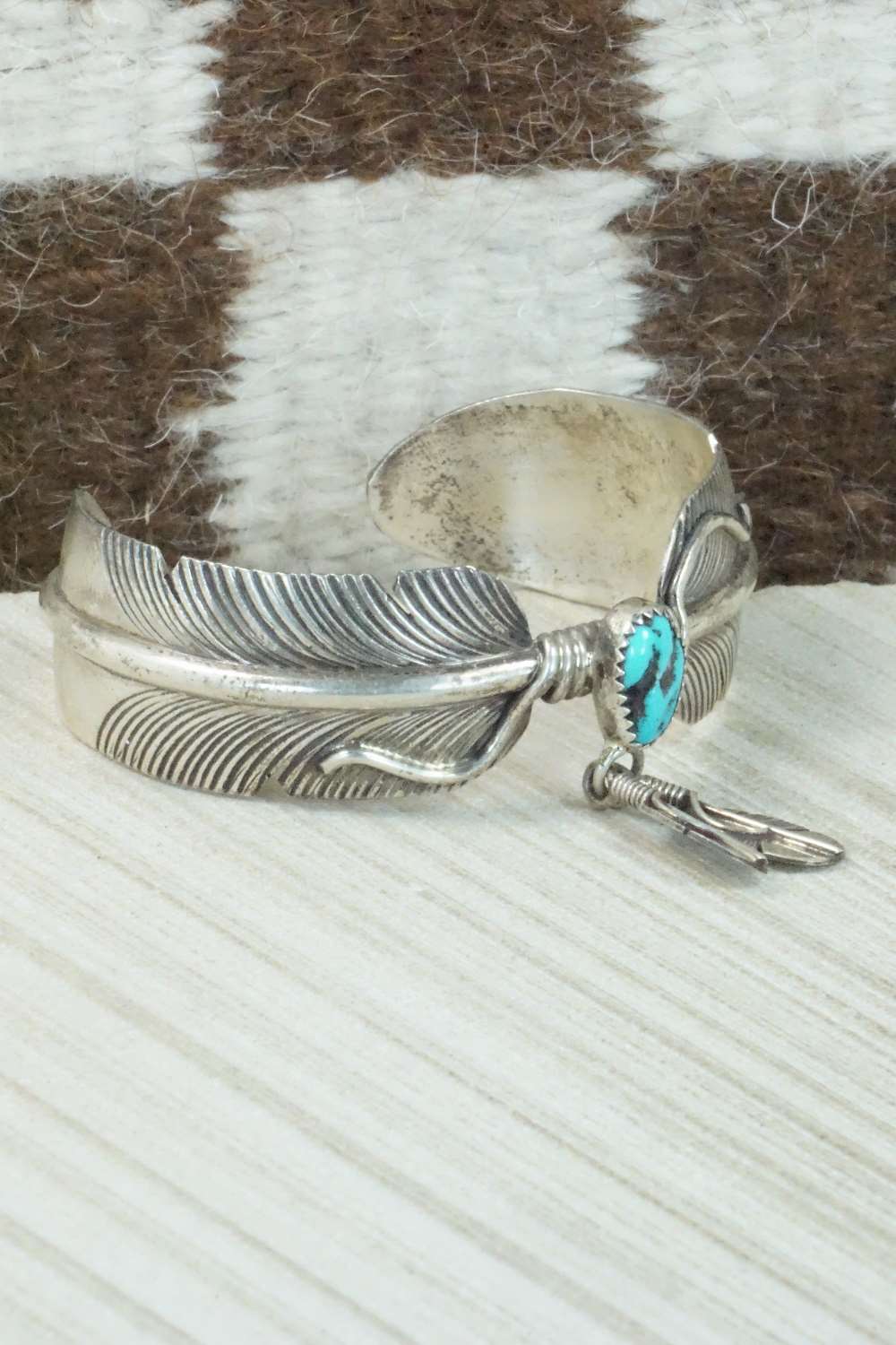 Turquoise and Sterling Silver Bracelet - Charley