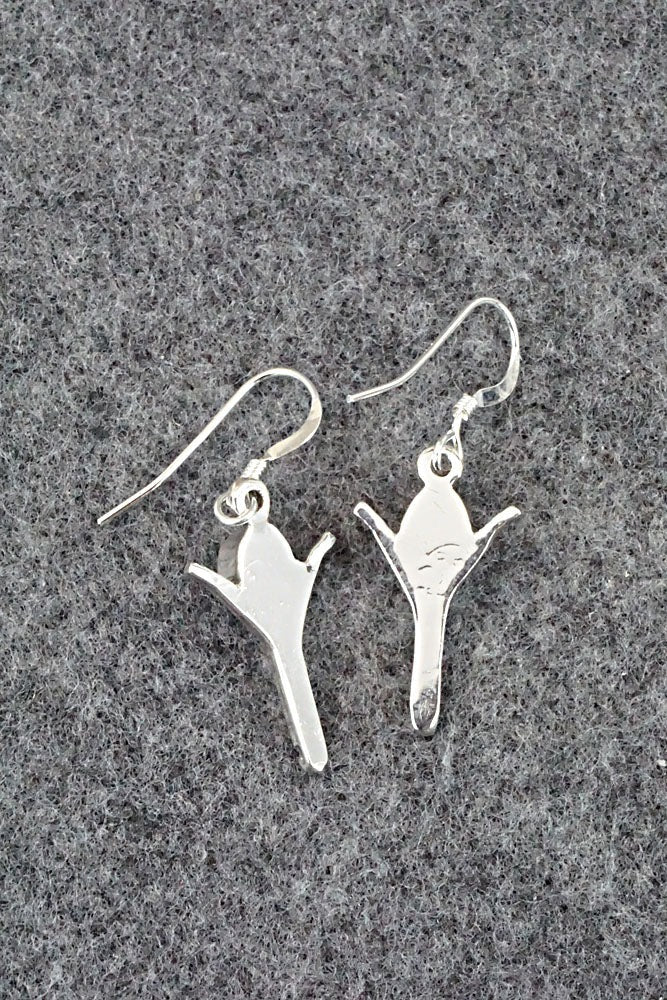 Turquoise & Sterling Silver Earrings - Gary Shorty
