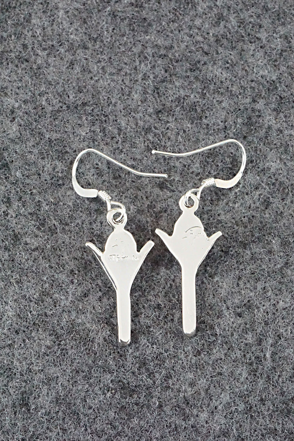 Turquoise & Sterling Silver Earrings - Gary Shorty
