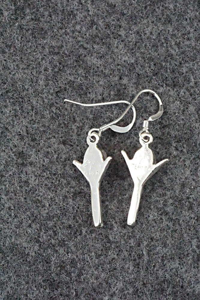 Turquoise & Sterling Silver Earrings - Gary Shorty
