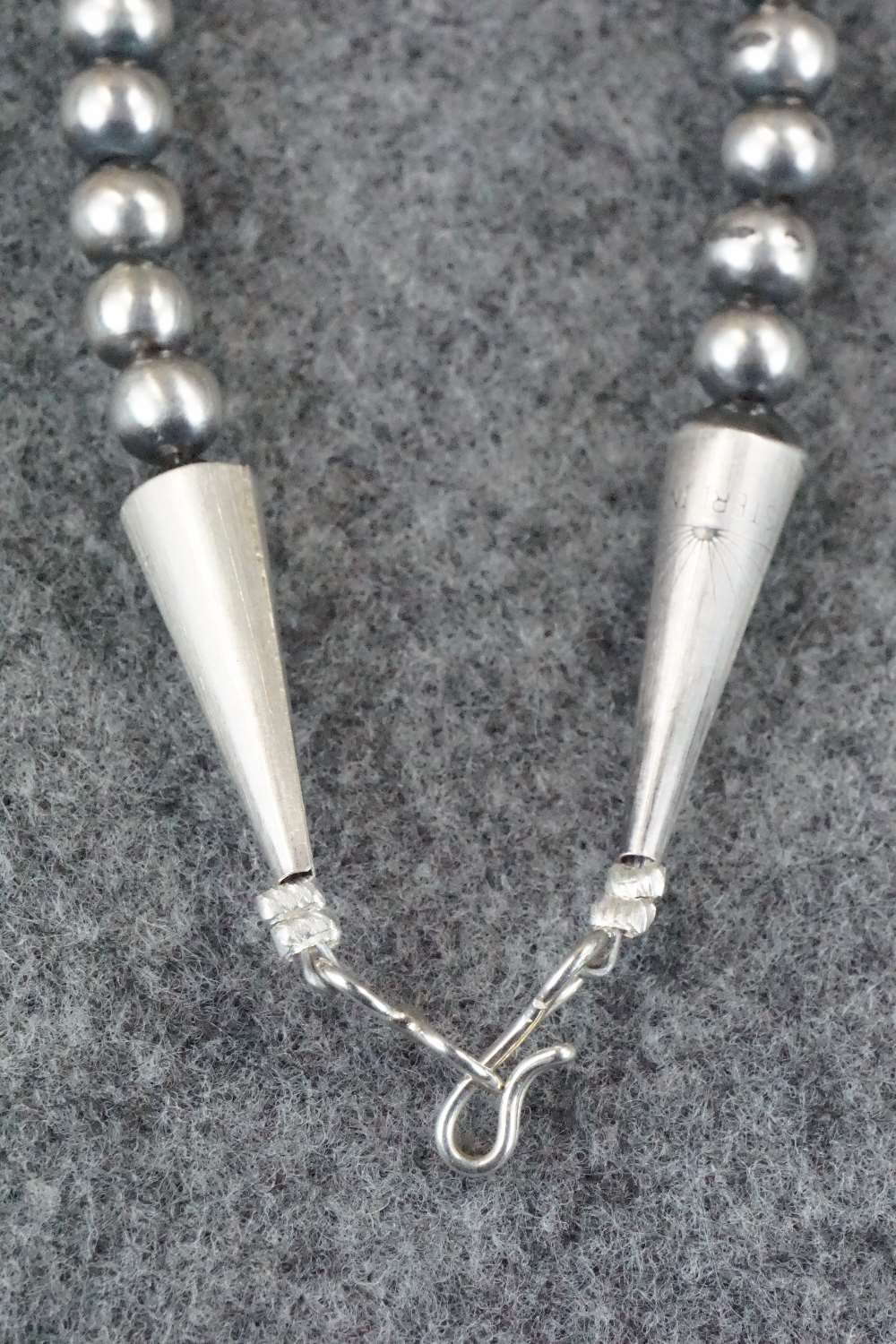 Spiny Oyster & Sterling Silver Pearl Necklace - Louise Joe