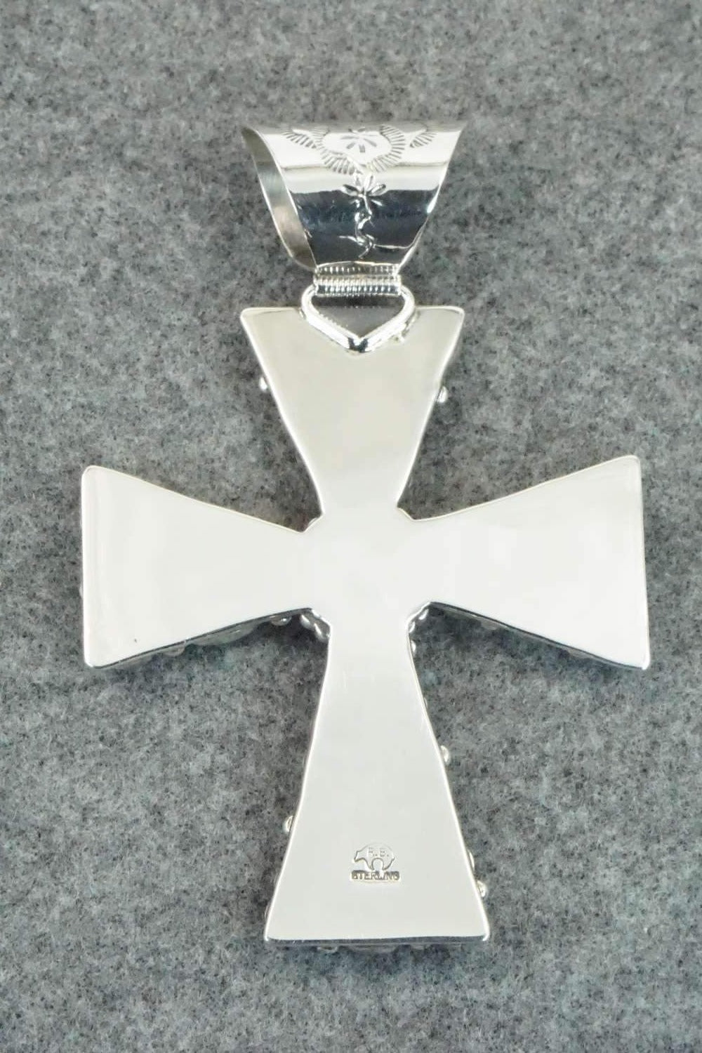 Multi Stone & Sterling Silver Pendant - Navajo