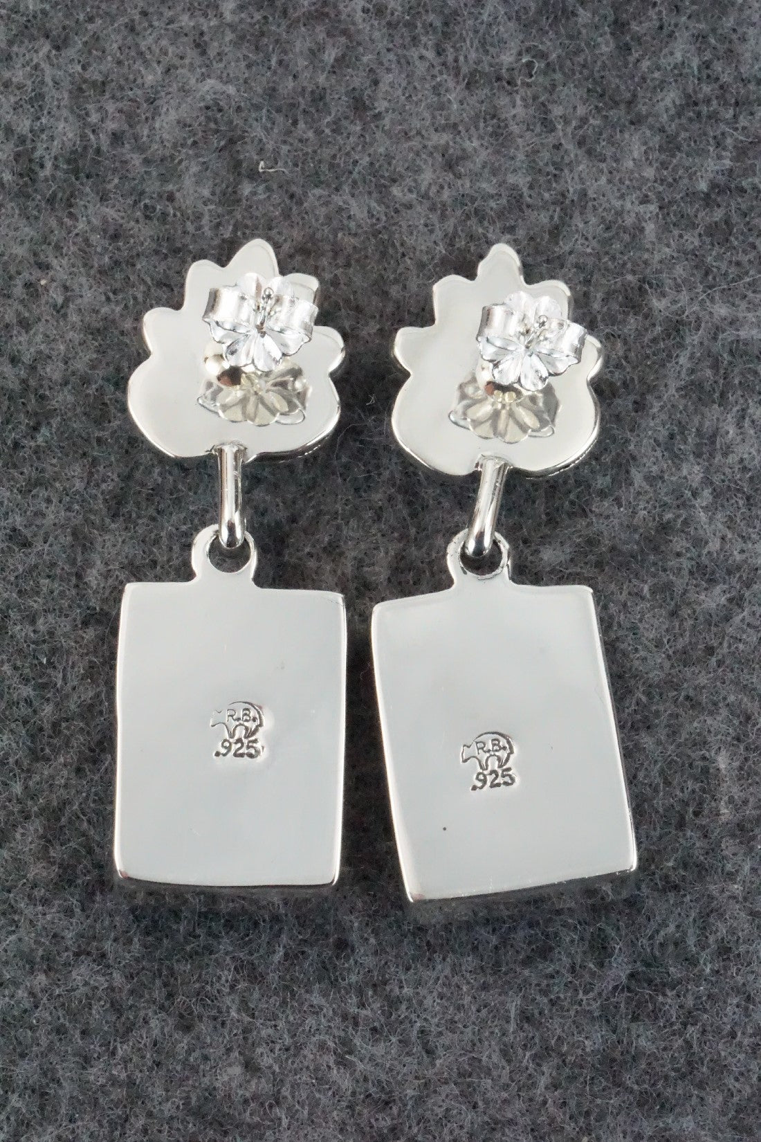 Turquoise and Sterling Silver Earrings - Sadie Jim