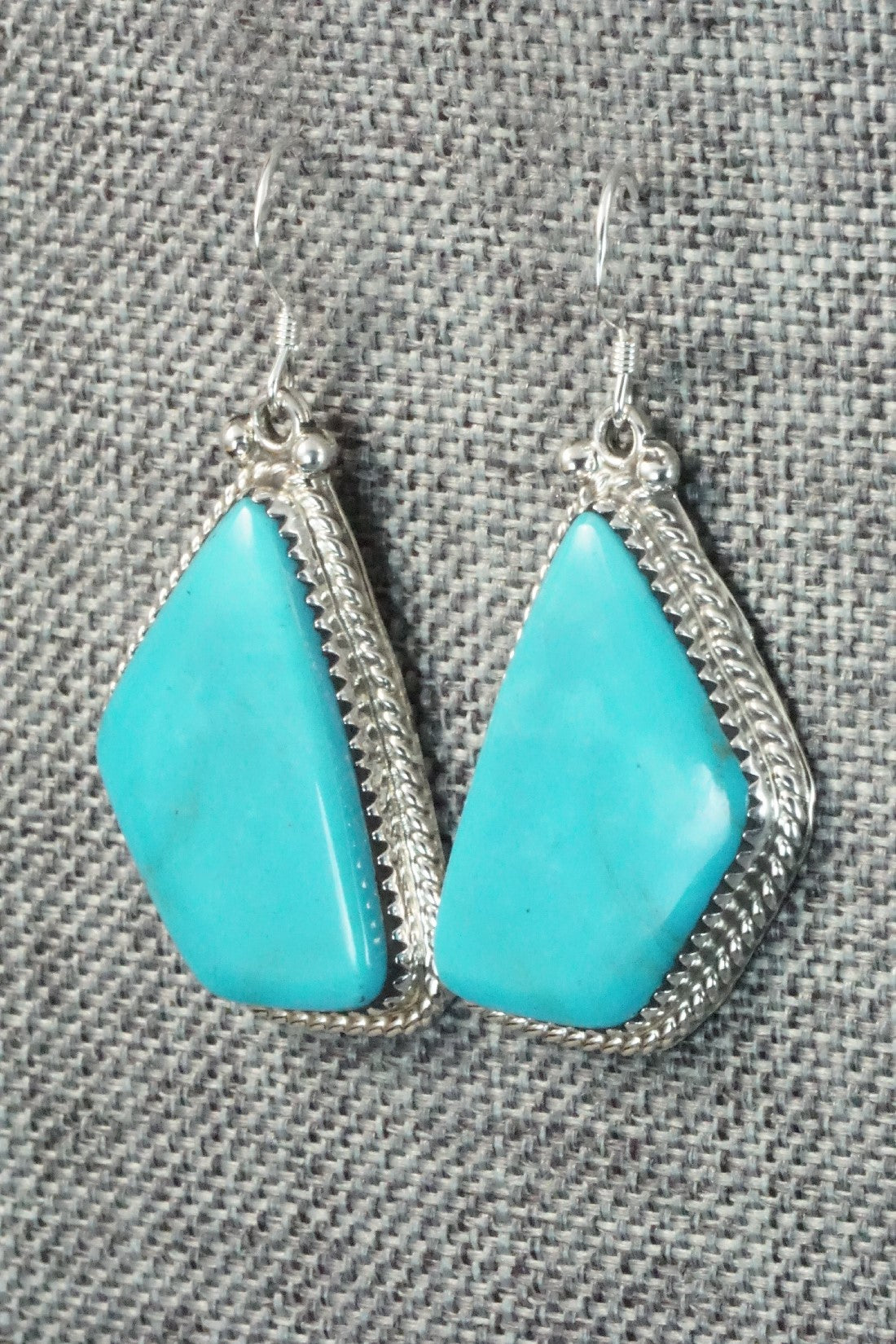 Turquoise and Sterling Silver Earrings - Sharon McCarthy