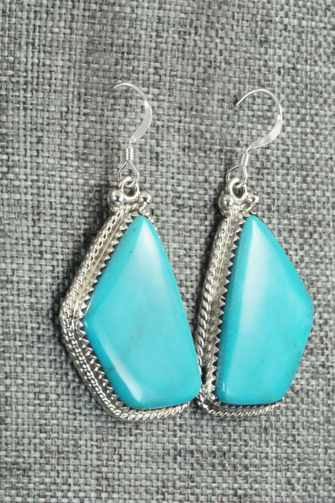 Turquoise and Sterling Silver Earrings - Sharon McCarthy
