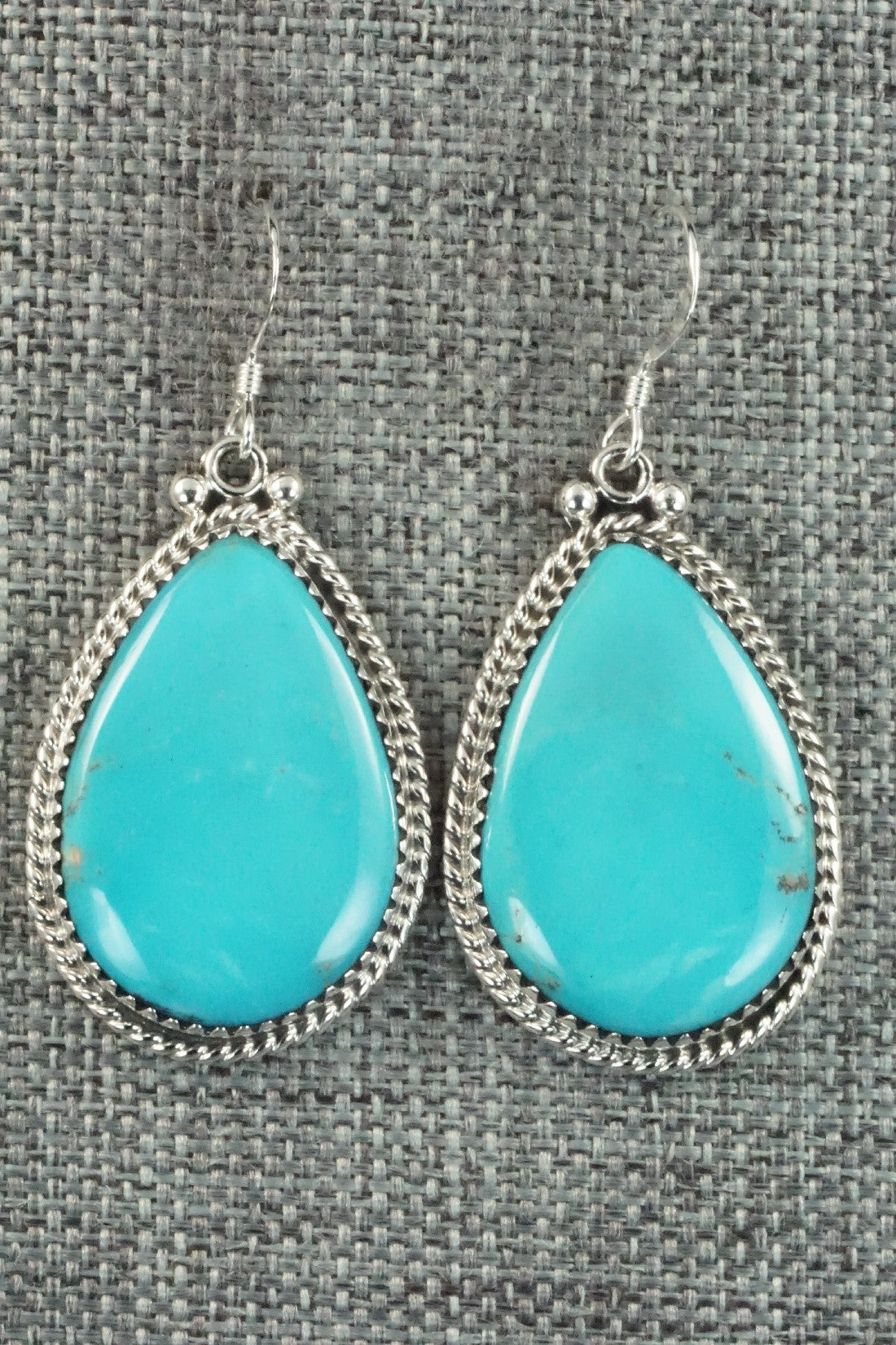 Turquoise and Sterling Silver Earrings - Sharon McCarthy