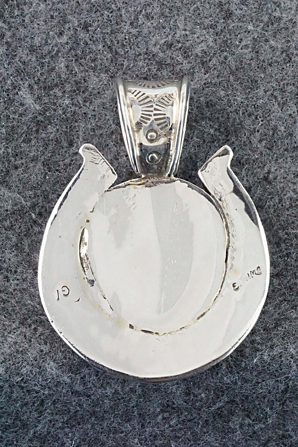 Turquoise and Sterling Silver Pendant - Gilbert Martin