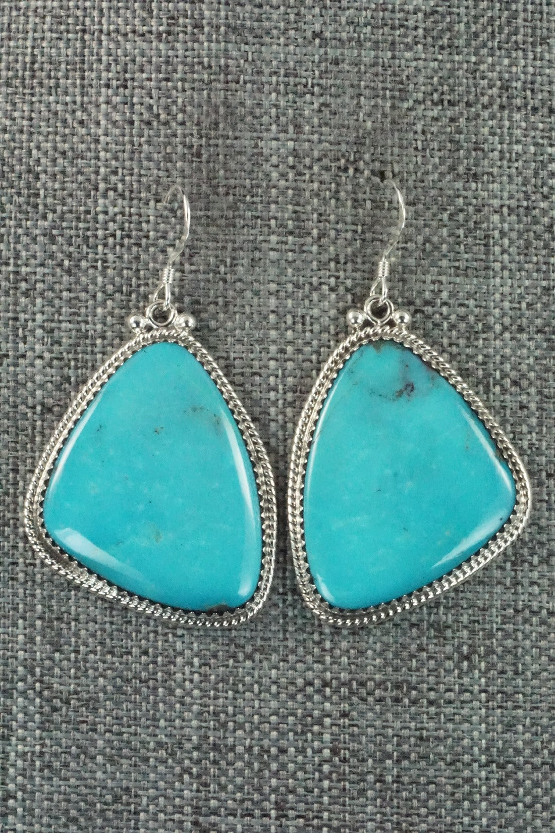 Turquoise and Sterling Silver Earrings - Sharon McCarthy