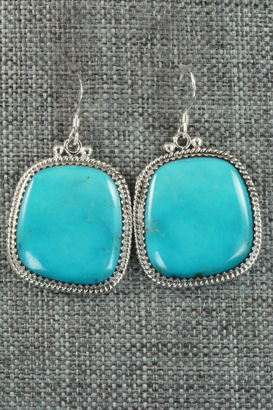 Turquoise and Sterling Silver Earrings - Sharon McCarthy
