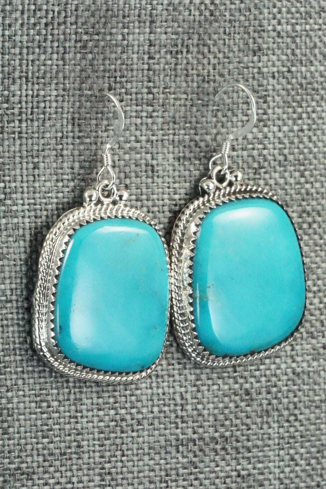 Turquoise and Sterling Silver Earrings - Sharon McCarthy