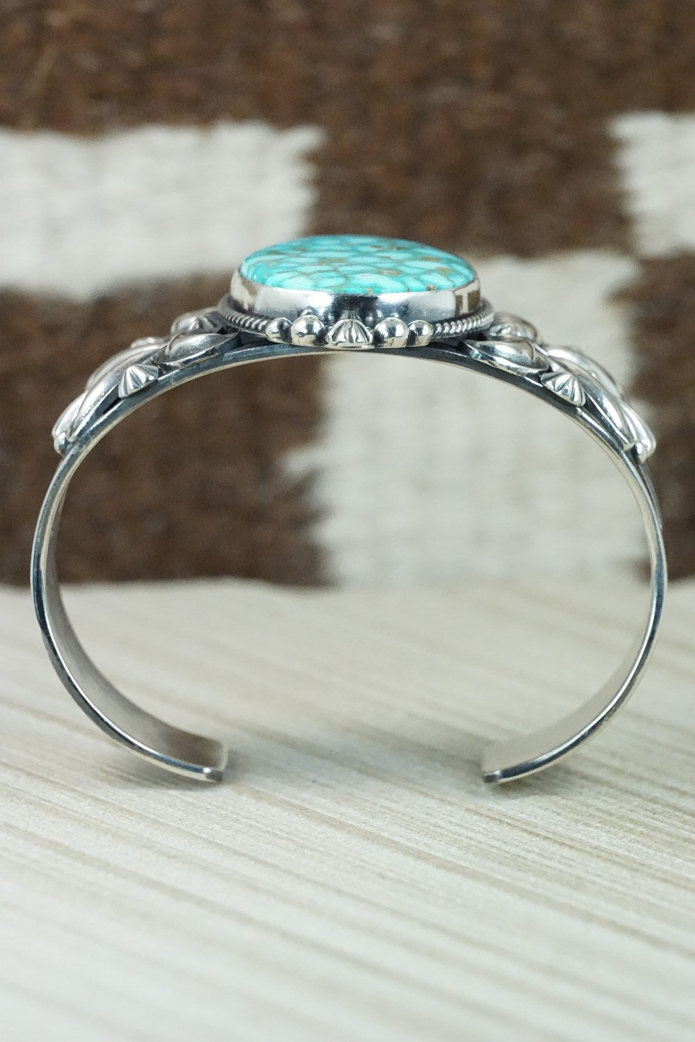 Turquoise & Sterling Silver Bracelet - Derrick Gordon