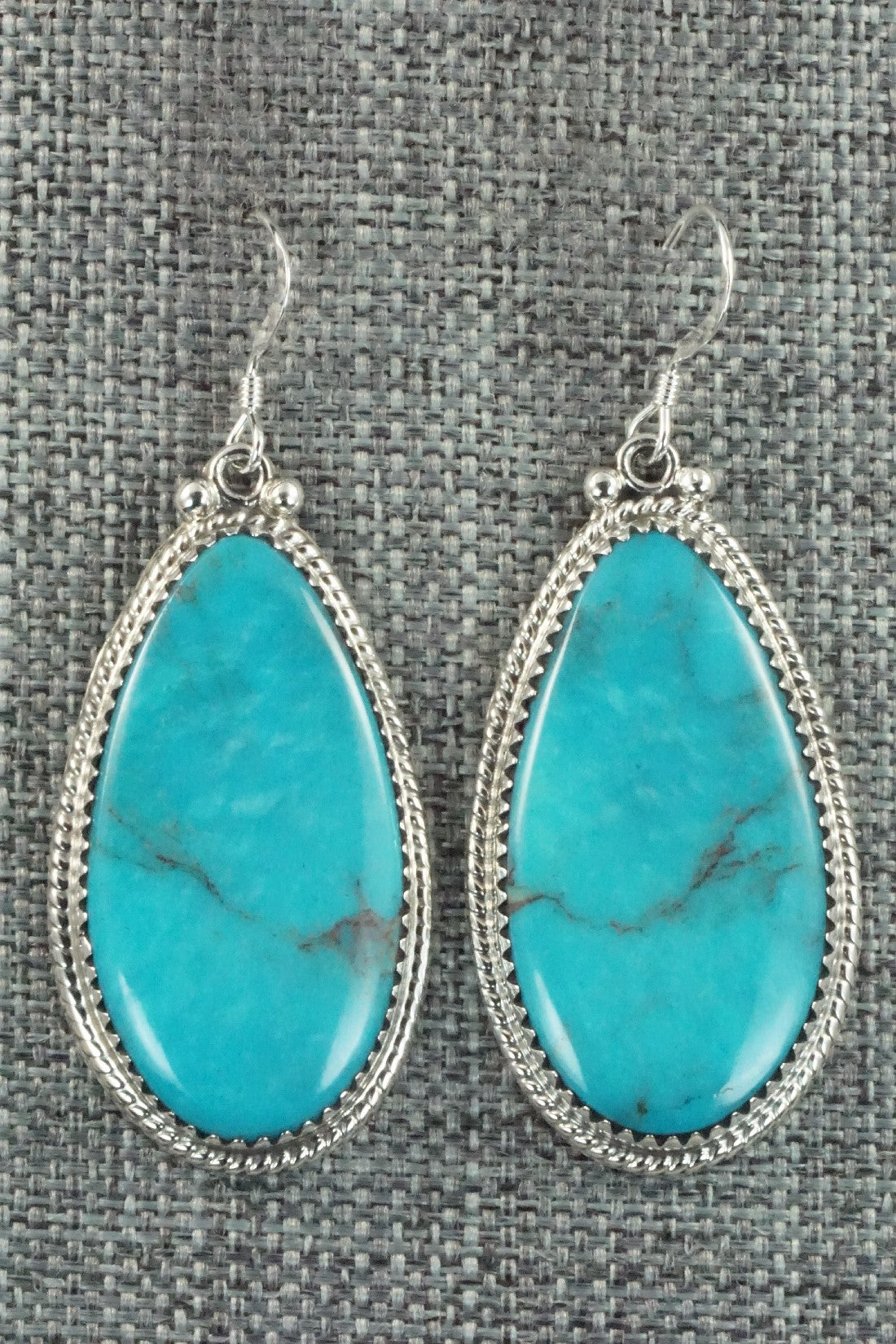 Turquoise and Sterling Silver Earrings - Sharon McCarthy