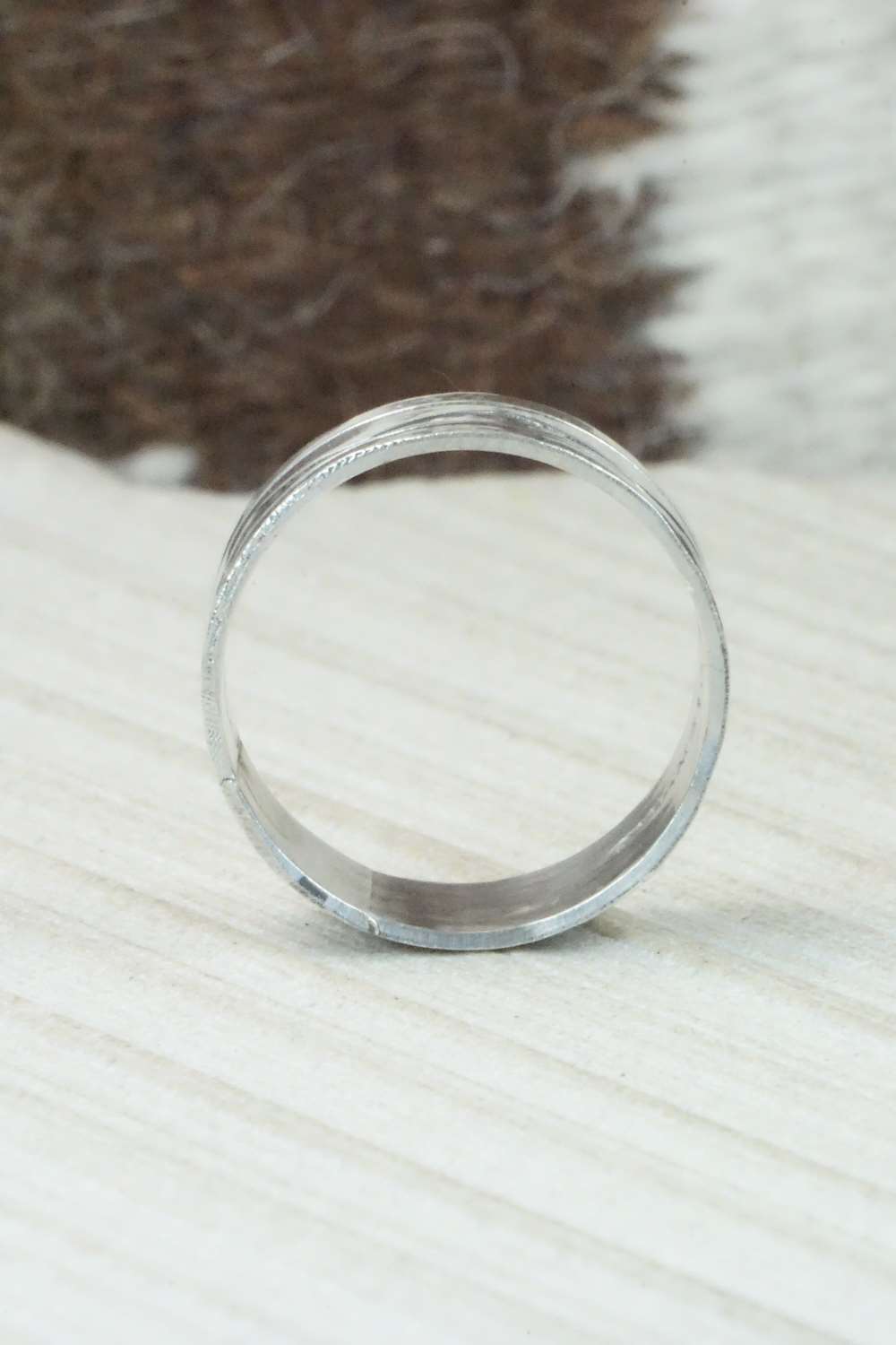 Sterling Silver Ring - Rick Enriquez - Size 11.75