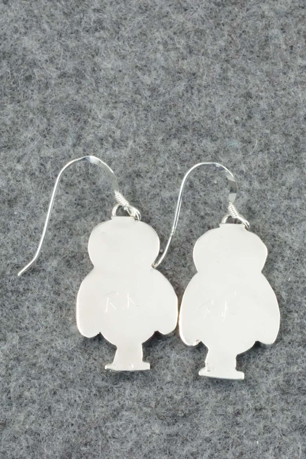 Mother of Pearl & Sterling Silver Earrings - Reginda Kallestewa
