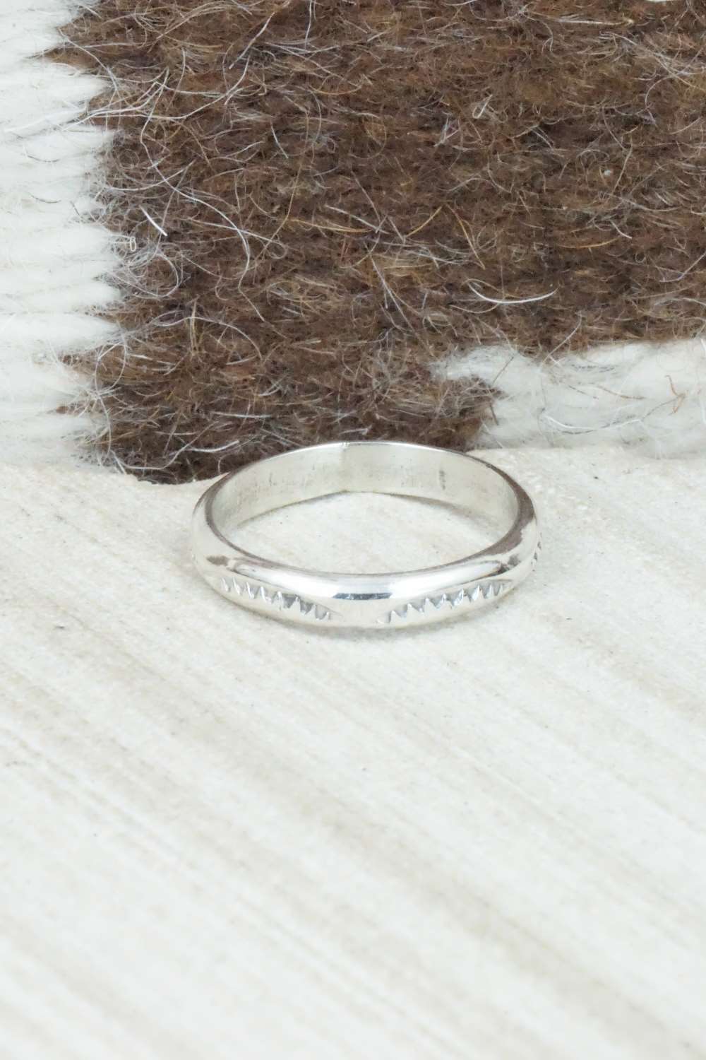 Sterling Silver Ring - Elaine Tahe - Size 7.5