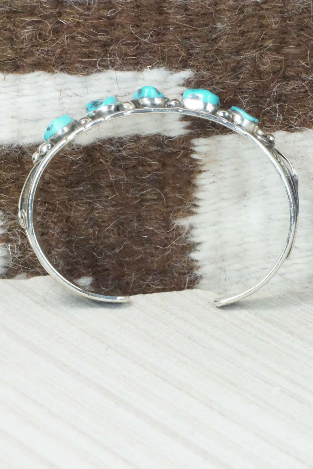 Turquoise & Sterling Silver Bracelet - Davey Morgan