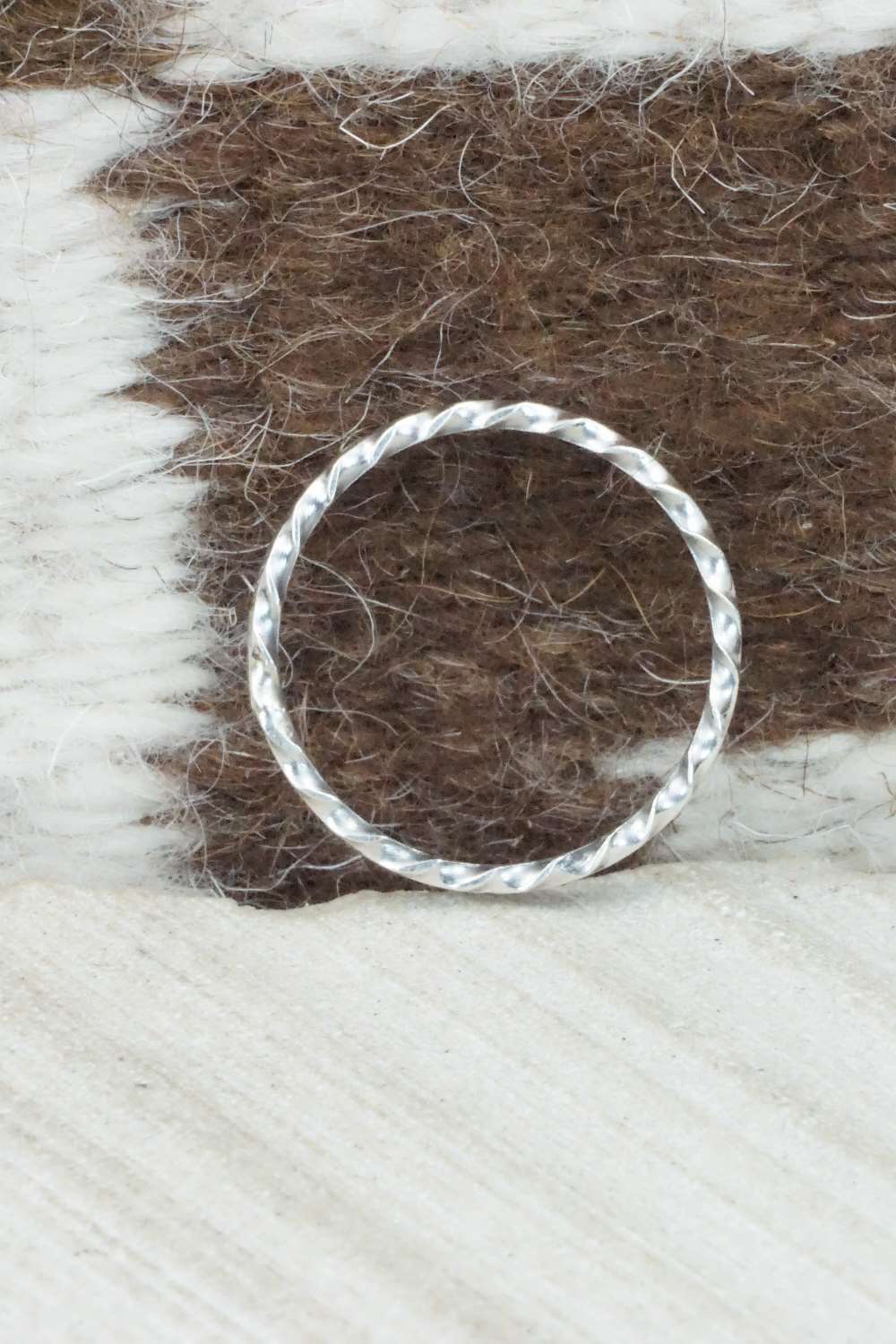 Sterling Silver Ring - Elaine Tahe - Size 12