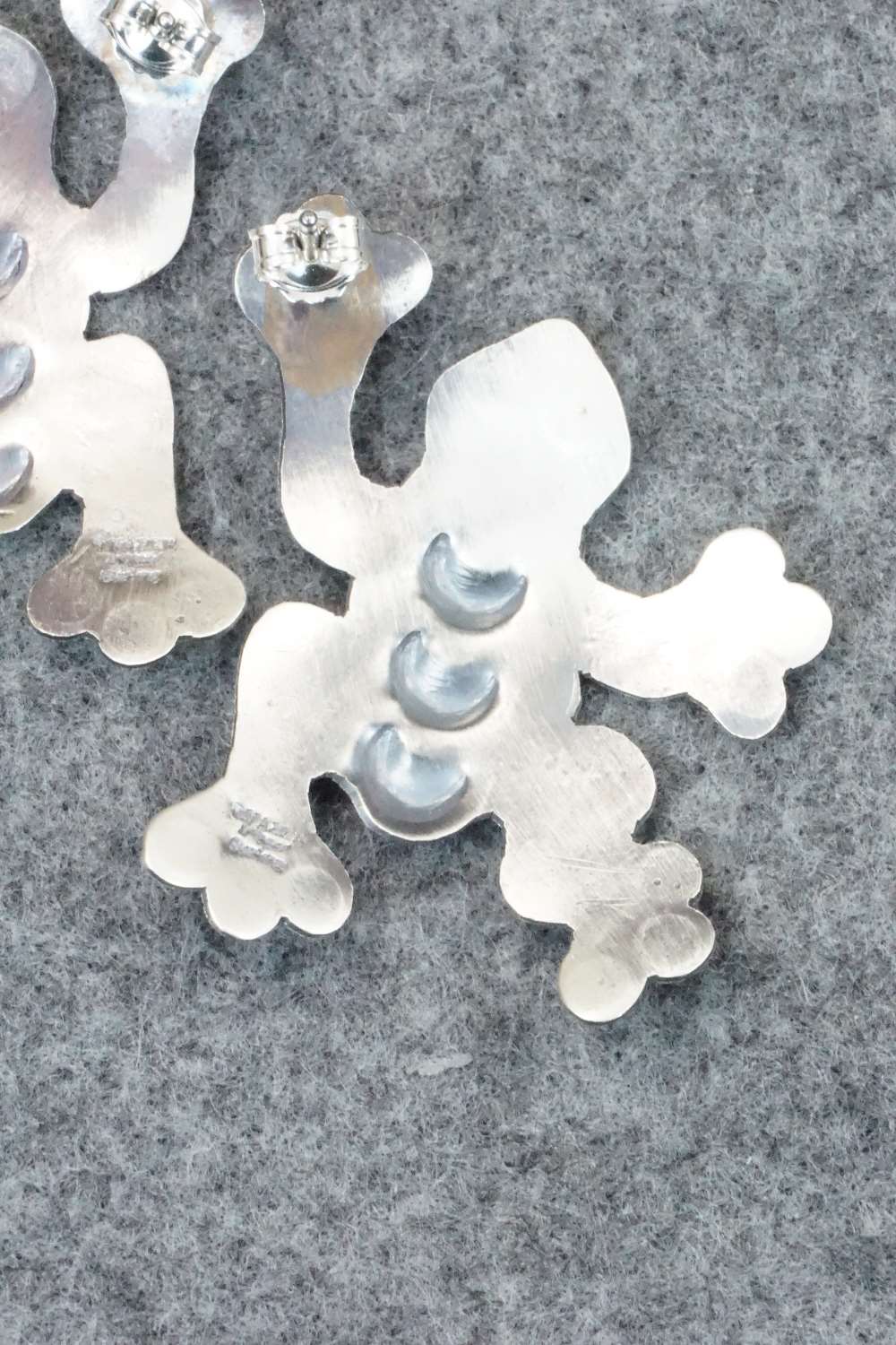 Sterling Silver Earrings - Tim Yazzie