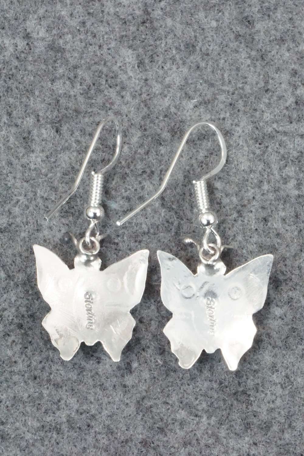 Turquoise & Sterling Silver Earrings - Lucille Platero