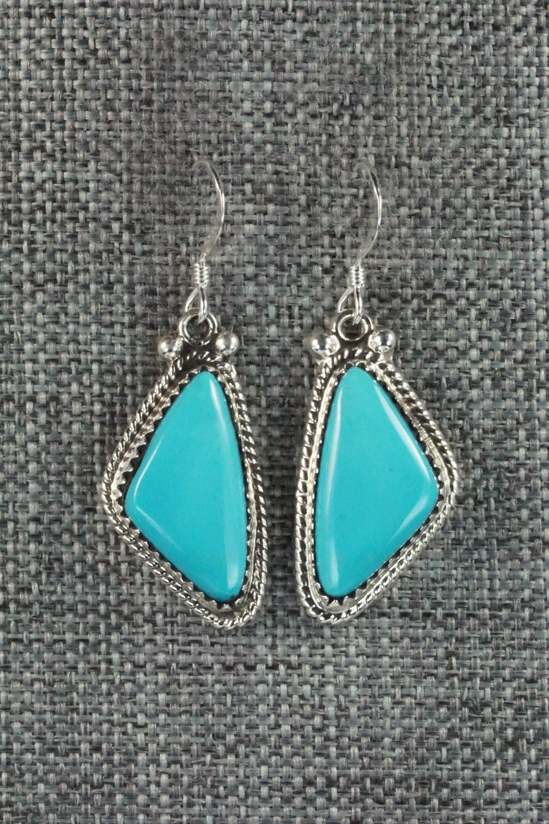Turquoise and Sterling Silver Earrings - Sharon McCarthy
