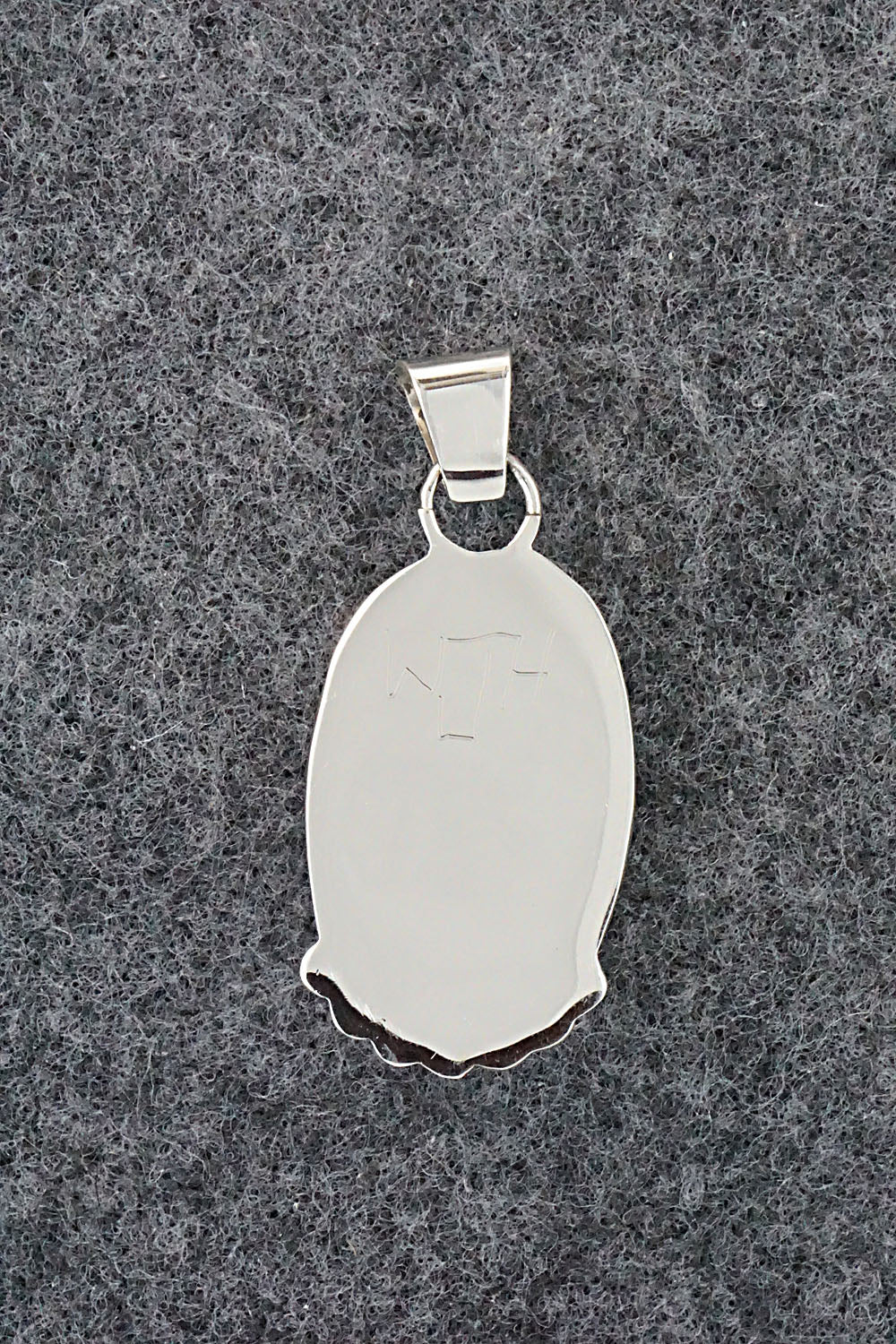 Multi Stone & Sterling Silver Inlay Pendant - Wayne Haloo
