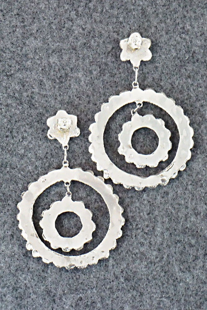 Turquoise & Sterling Silver Pendant and Earrings Set - Waylon Johnson