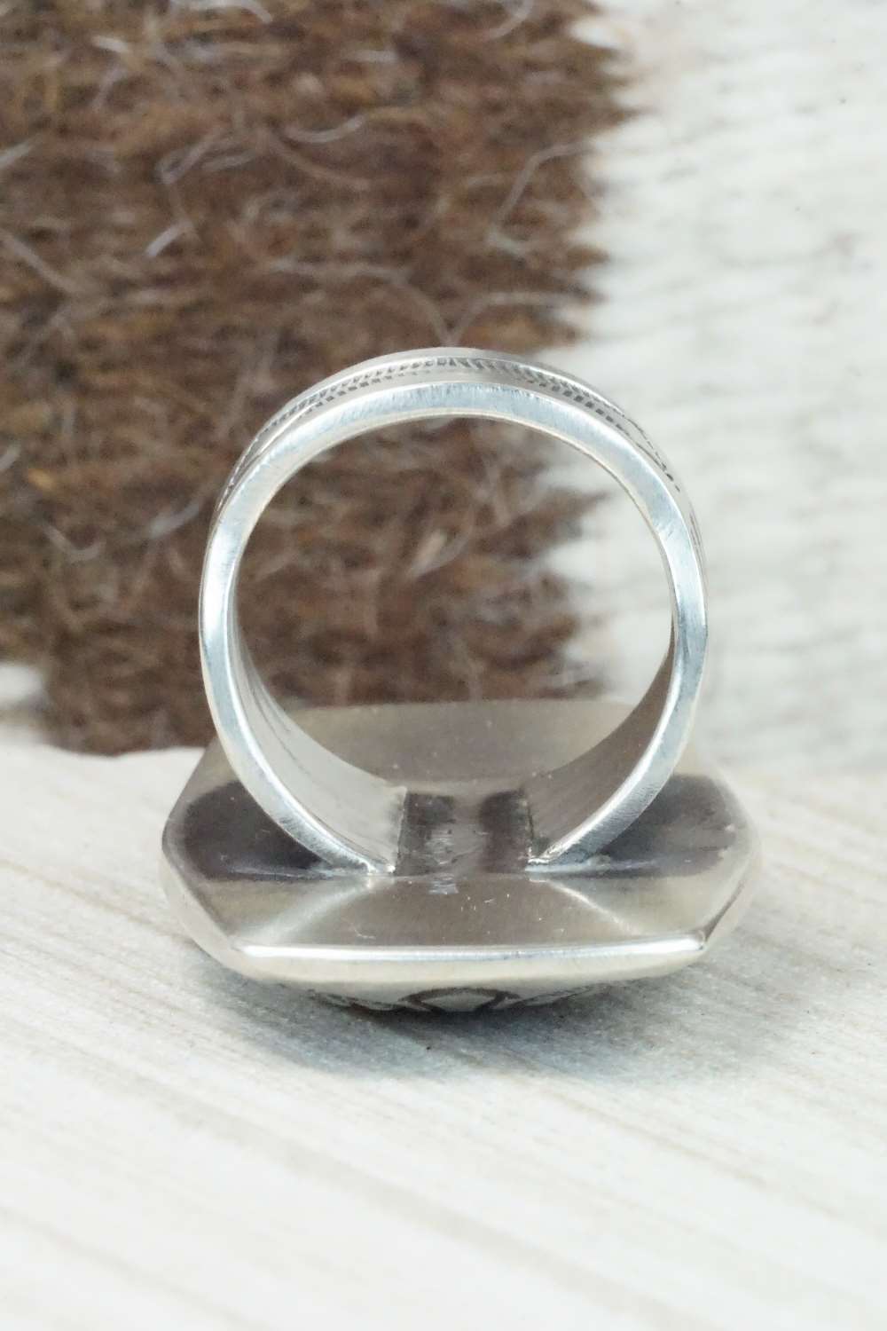 Sterling Silver Ring - Calvin Martinez - Size 8.5