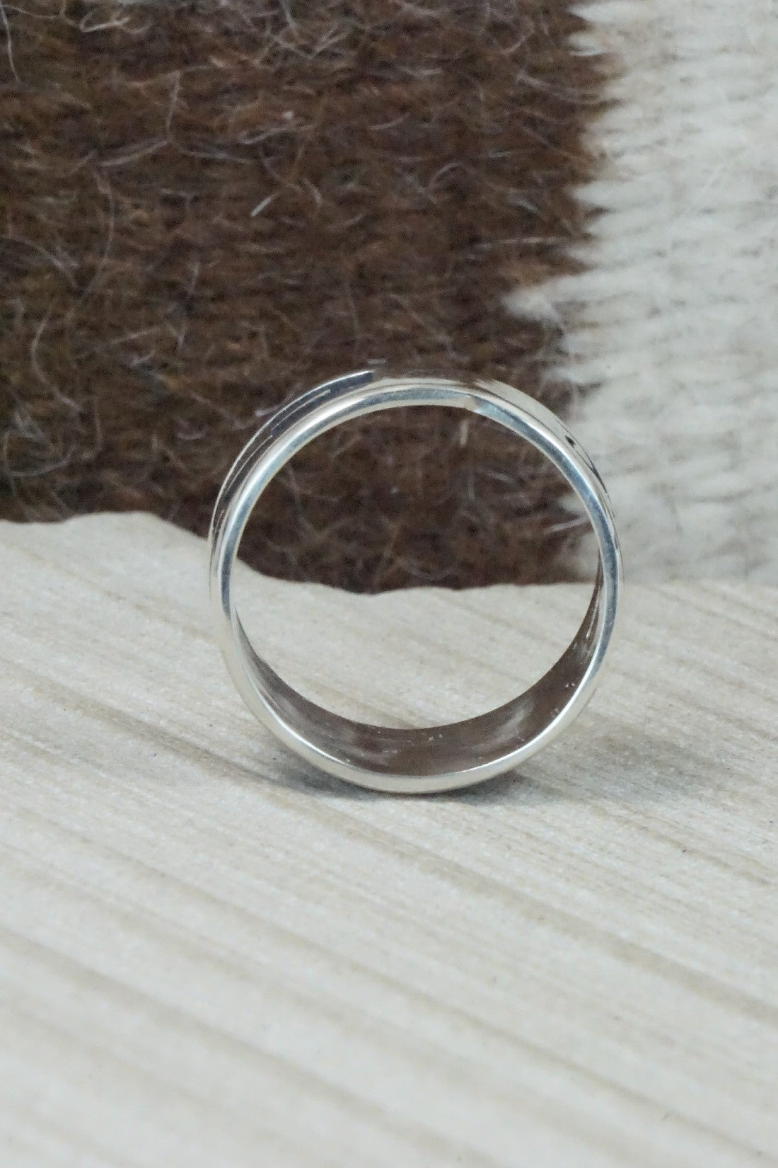 Sterling Silver Ring - Timothy Mowa - Size 12