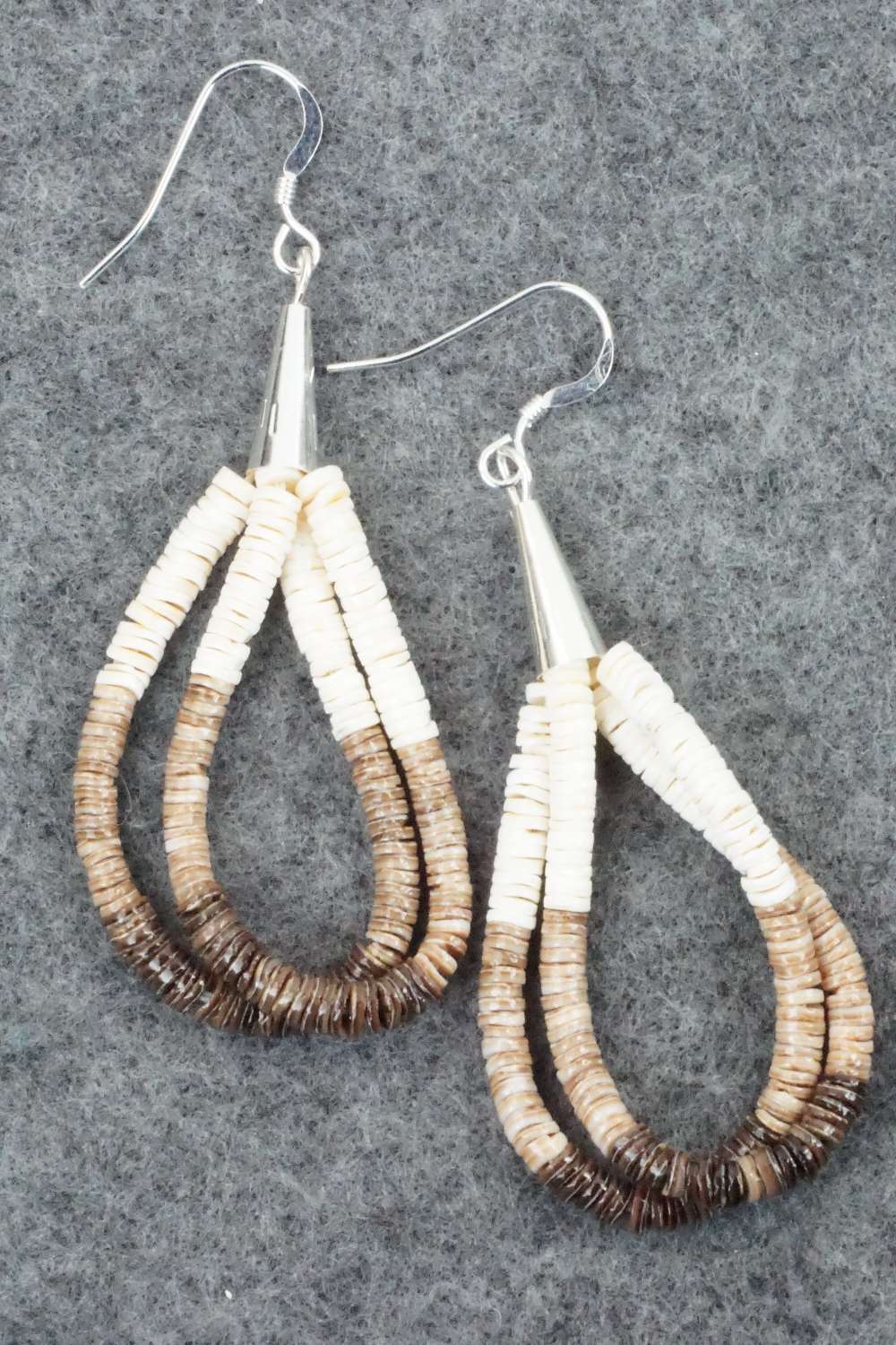 Shell & Sterling Silver Earrings - Ramona Bird