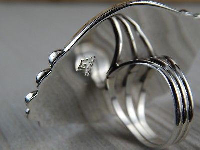 Navajo Sterling Silver & Turquoise Ring - Leslie Nelson - High Lonesome Trading