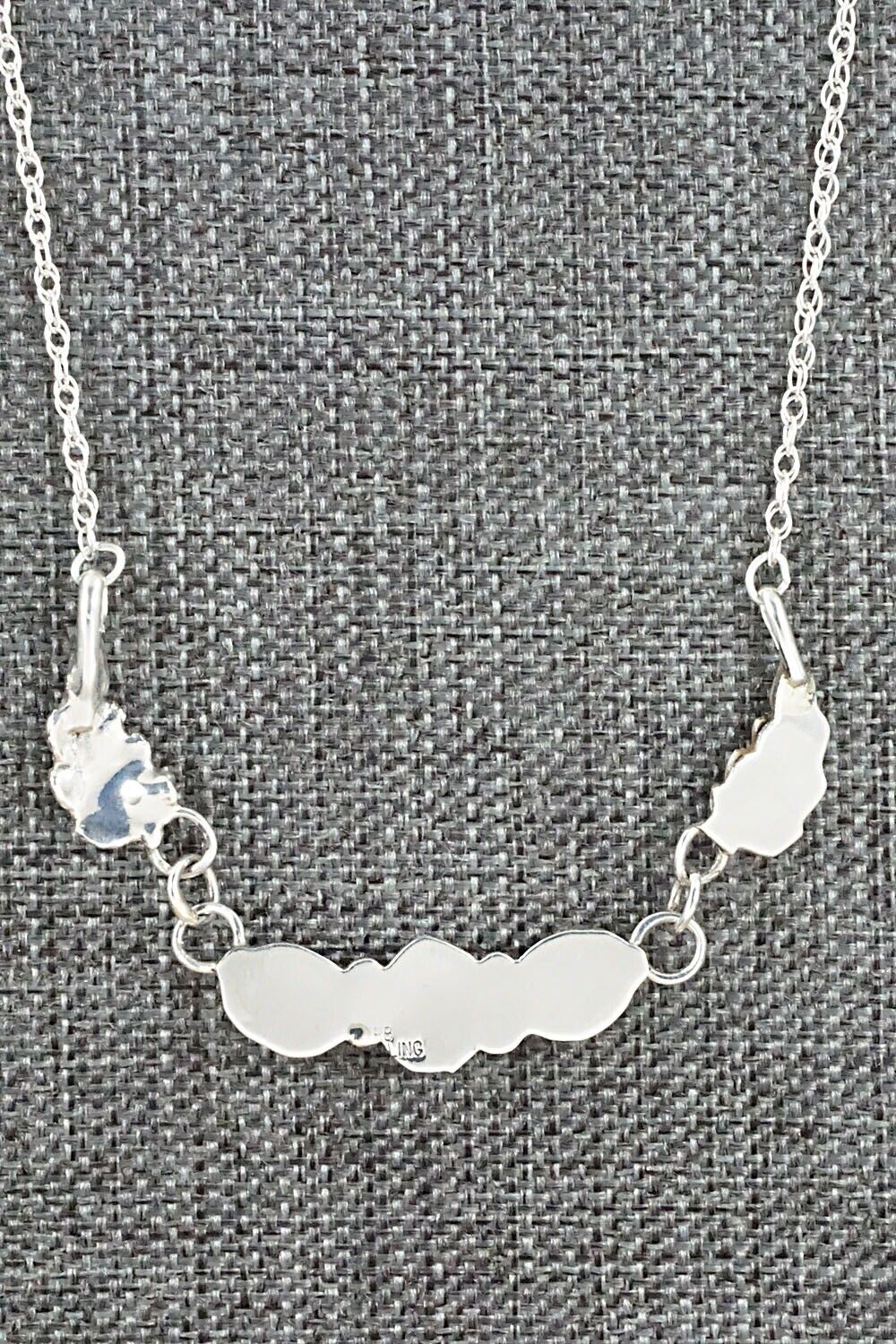 Onyx & Sterling Silver Necklace - Sharon McCarthy
