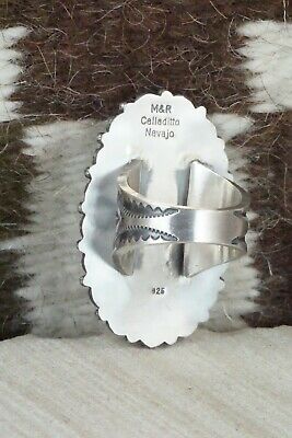 Royston Turquoise and Sterling Silver Ring - Michael Calladitto - Size 7