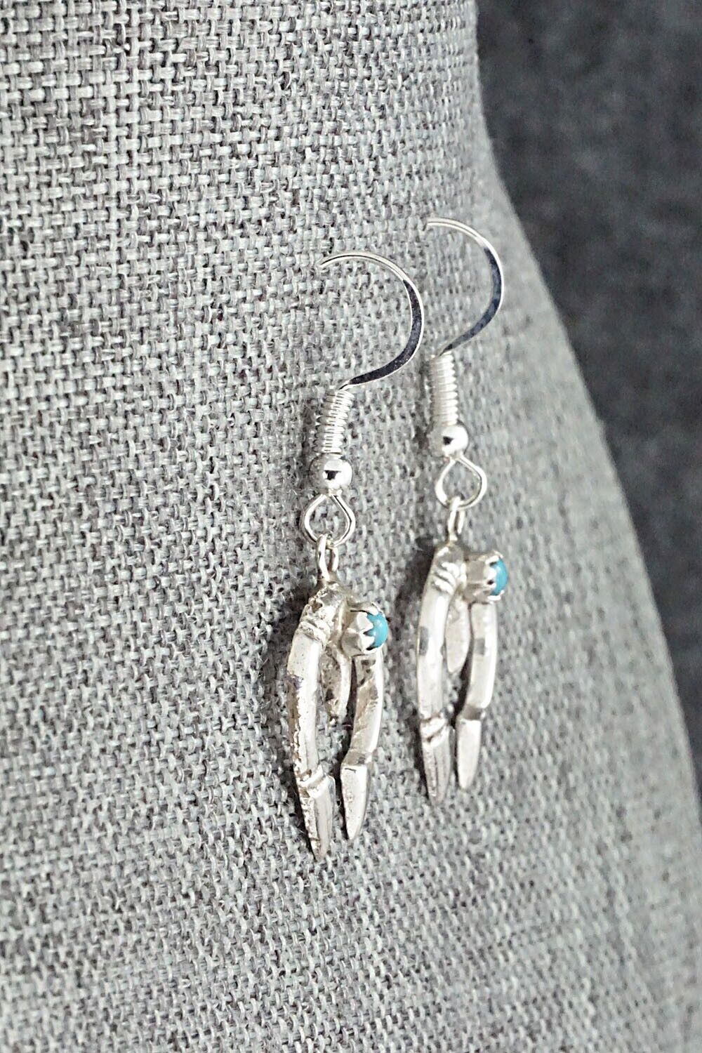 Turquoise & Sterling Silver Earrings - Lorraine Chee