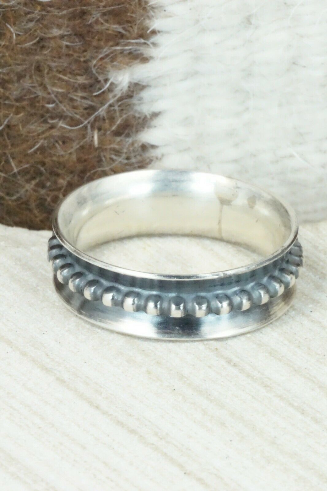 Sterling Silver Ring - Navajo - Size 15.25