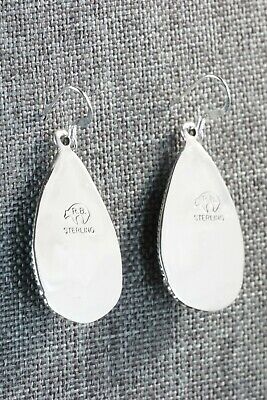 Navajo Turquoise & Sterling Silver Earrings - Sharon McCarthy