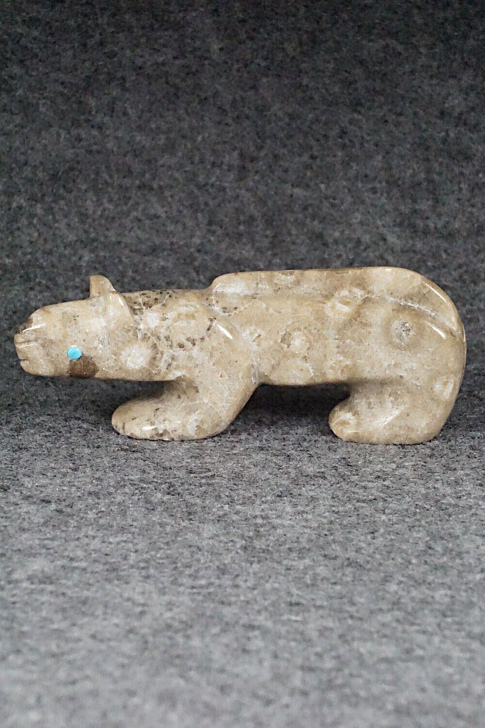 Mountain Lion Zuni Fetish Carving - Ronnie Lunasee
