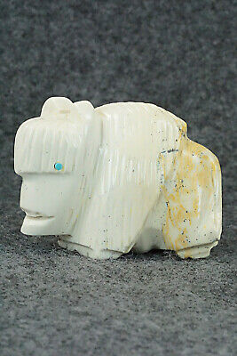 Buffalo Zuni Fetish Carving - Gilbert Lonjose