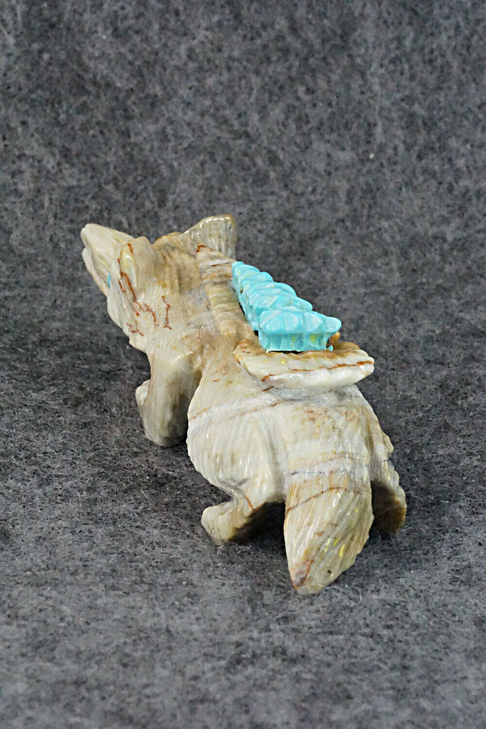 Wolf Zuni Fetish Carving - Alvin Haloo