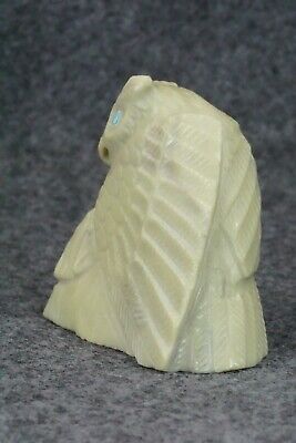 Owl Zuni Fetish Carving - Derrick Kaamasee