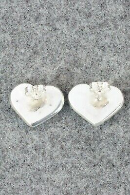 Turquoise & Sterling Silver Earrings - Evelyn Mahkee