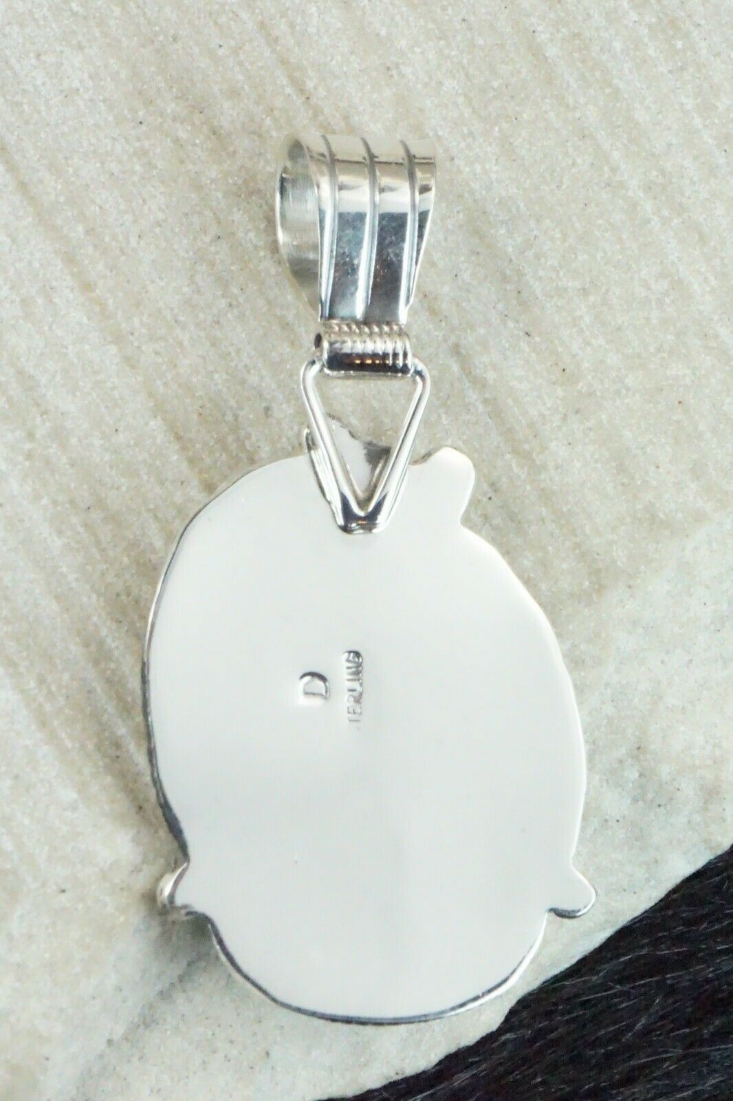 Turquoise & Sterling Silver Pendant - Davey Morgan