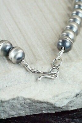 Sterling Silver Navajo Pearl Necklace - Jan Mariano