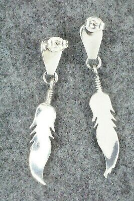 Lapis & Sterling Silver Earrings - Navajo